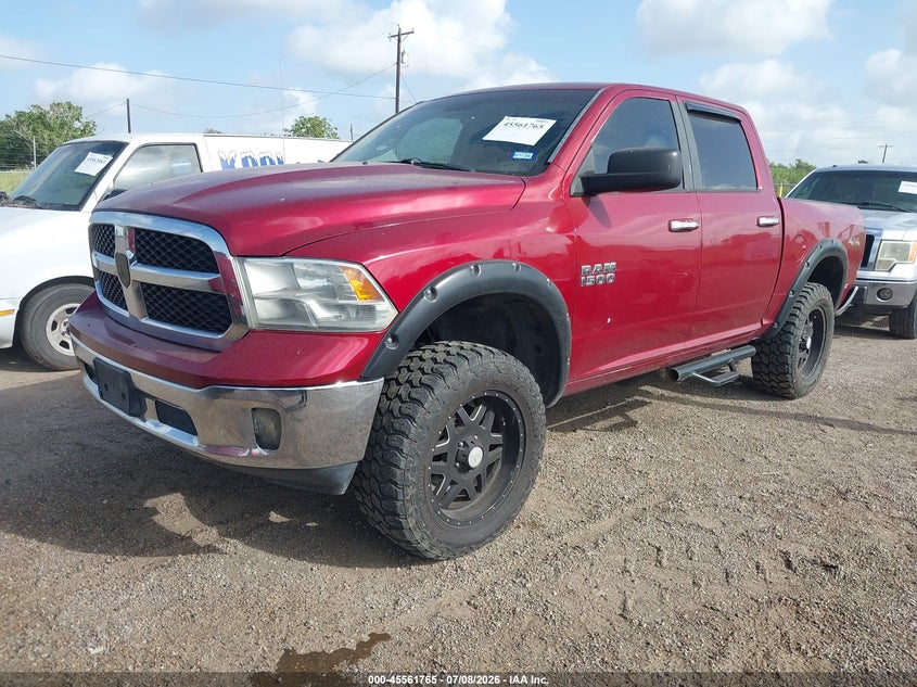 2013 RAM 1500, Rear, IAAI, VIN 1C6RR7LP2DS561350 — photo 2