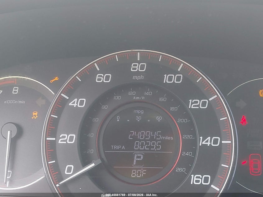 2014 HONDA ACCORD auction photo 7