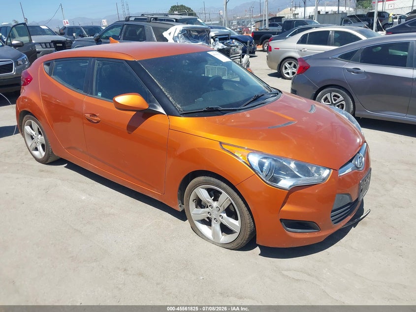 2012 Hyundai Veloster Base W/Black VIN: KMHTC6AD1CU029010 Lot: 45561825