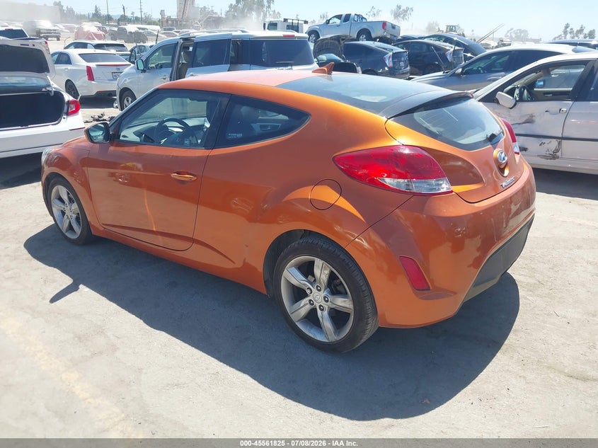 2012 Hyundai Veloster Base W/Black VIN: KMHTC6AD1CU029010 Lot: 45561825