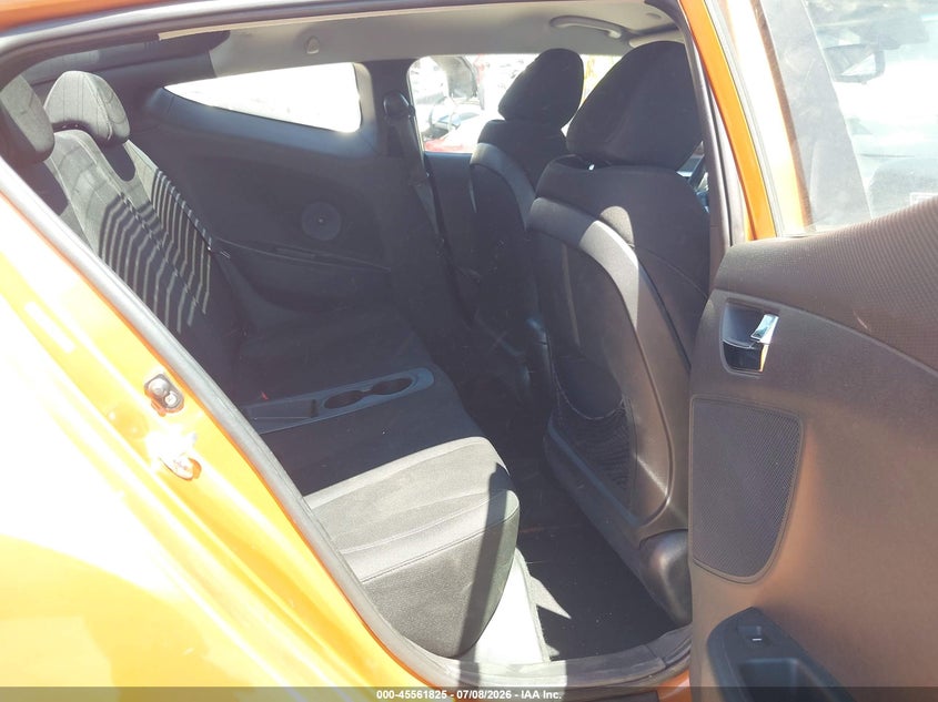 2012 Hyundai Veloster Base W/Black VIN: KMHTC6AD1CU029010 Lot: 45561825