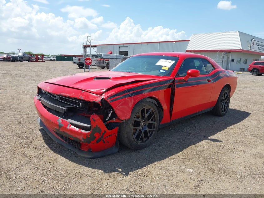 Vin: 2c3cdzag0gh125107, lot: 46060165, dodge challenger sxt 20162