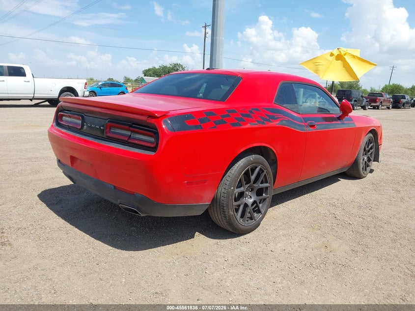 Vin: 2c3cdzag0gh125107, lot: 46060165, dodge challenger sxt 20164
