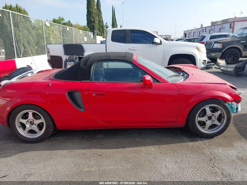 2001 Toyota Mr2 Spyder VIN: JTDFR320810027186 Lot: 45561902