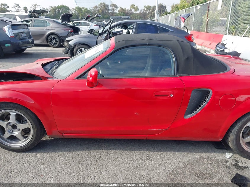 2001 Toyota Mr2 Spyder VIN: JTDFR320810027186 Lot: 45561902