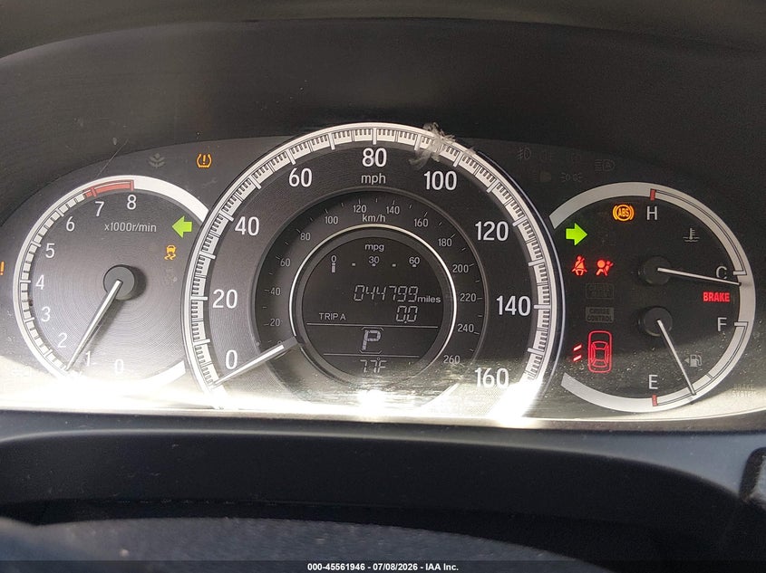 2016 HONDA ACCORD auction photo 7