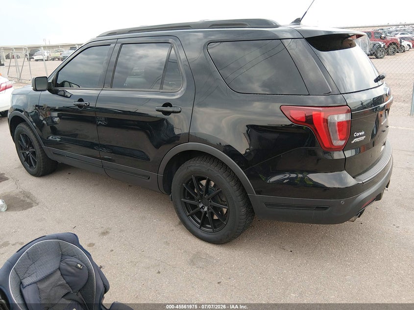 Vin: 1fm5k8gt2jga97964, lot: 46060304, ford explorer sport 20183