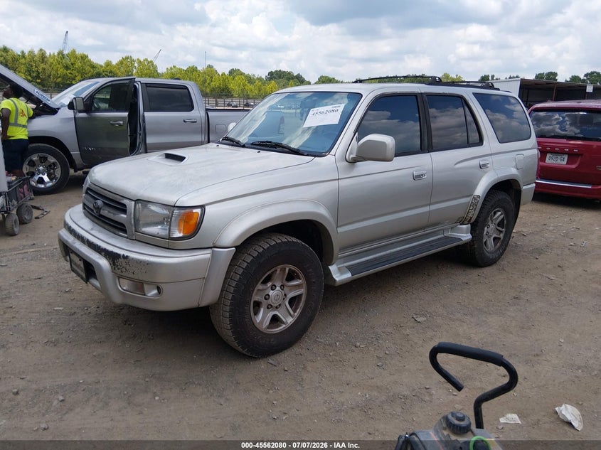 2000 Toyota 4Runner, Звичайний знос, IAAI, VIN JT3HN86R9Y0276864 — фото 2