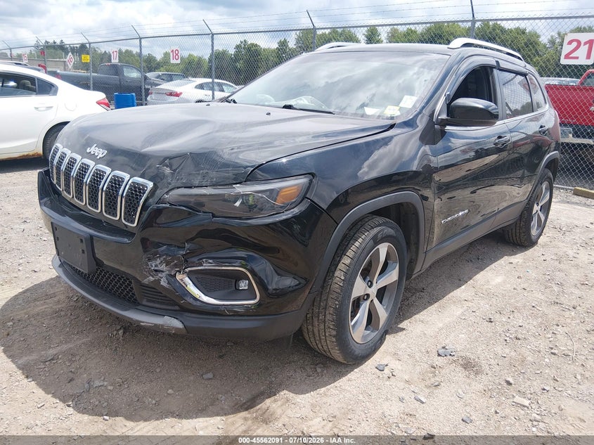 2019 Jeep Cherokee, Удар спереди, IAAI, VIN 1C4PJMDX8KD105763 — фото 2