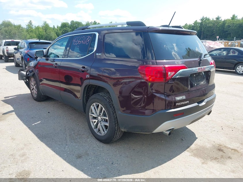 Vin: 1gkknsls3jz191854, lot: 46060507, gmc acadia sle-2 20183