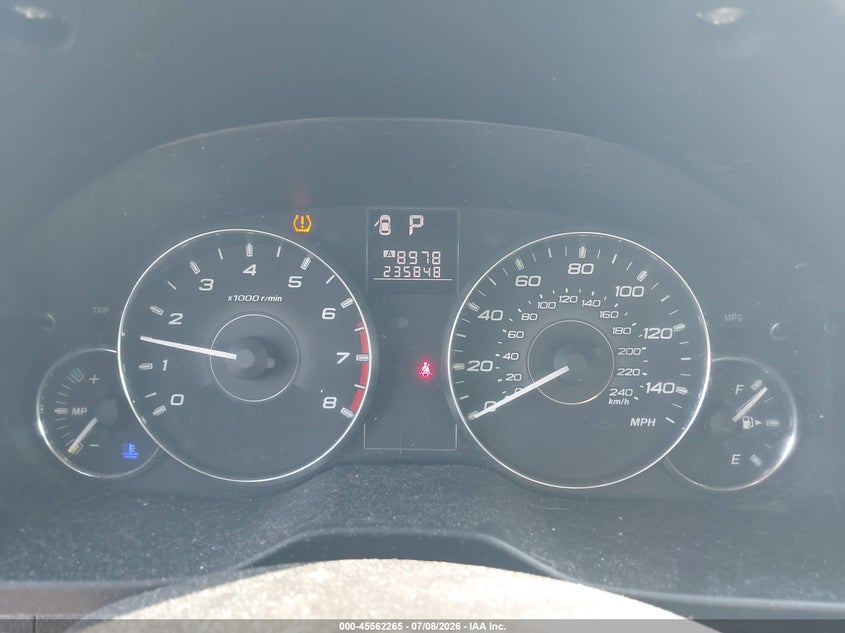 2012 SUBARU OUTBACK auction photo 7