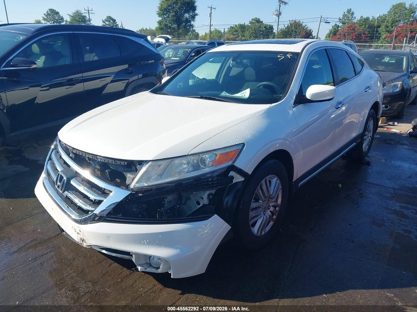 2013 Honda Crosstour Ex, Front End, IAAI, VIN 5J6TF3H38DL001388 — photo 2