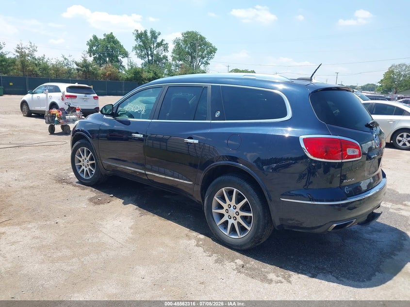 Vin: 5gakvbkd3gj214184, lot: 46060645, buick enclave leather 20163