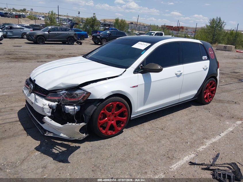 Vin: 3vw6t7au9km038142, lot: 46060703, volkswagen golf gti 2.0t autobahn/2.0t rabbit edition/2.0t s/2.0t se 20192