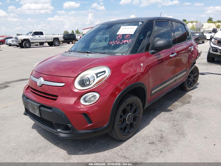 2015 Fiat 500L, Left Rear, IAAI, VIN ZFBCFADH7FZ031559 — photo 2