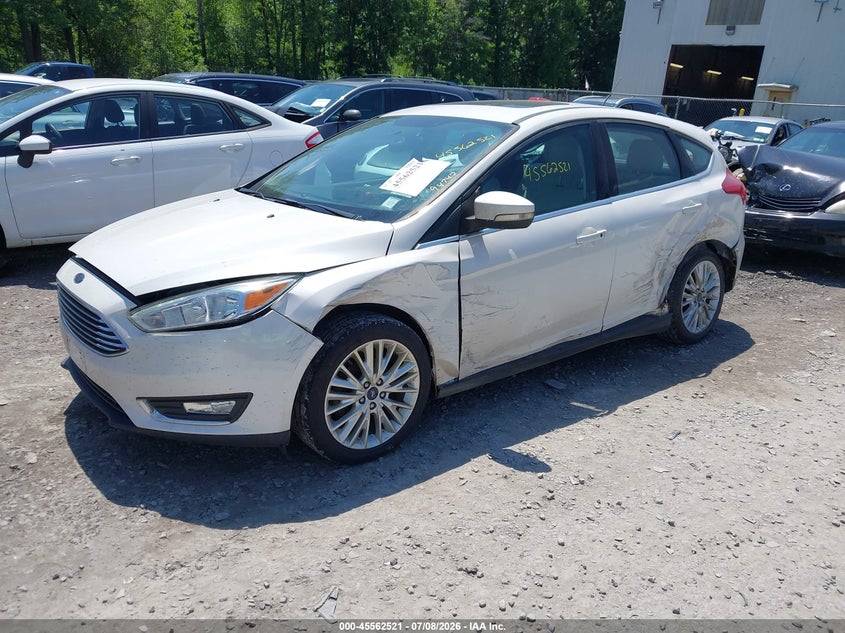 Vin: 1fadp3n2xjl325902, lot: 46060850, ford focus titanium 20182