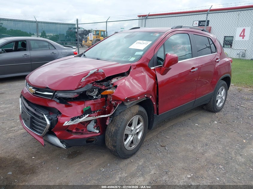 2018 Chevrolet Trax, Front End, IAAI, VIN 3GNCJPSBXJL283844 — photo 2