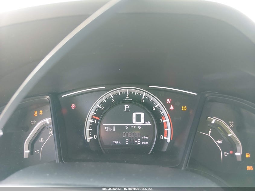 2018 HONDA CIVIC auction photo 7