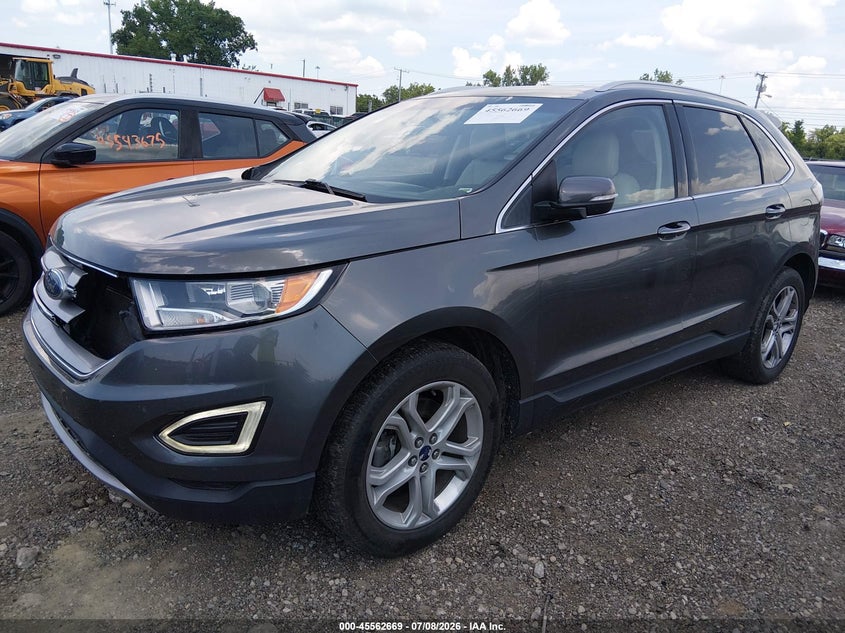 Vin: 2fmpk4k83gbb44794, lot: 46060998, ford edge titanium 20162