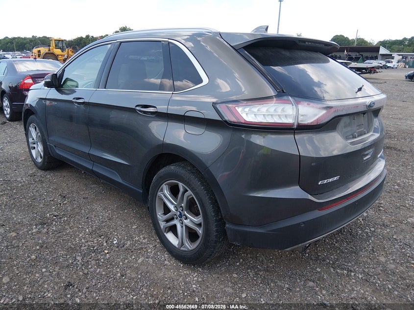 Vin: 2fmpk4k83gbb44794, lot: 46060998, ford edge titanium 20163