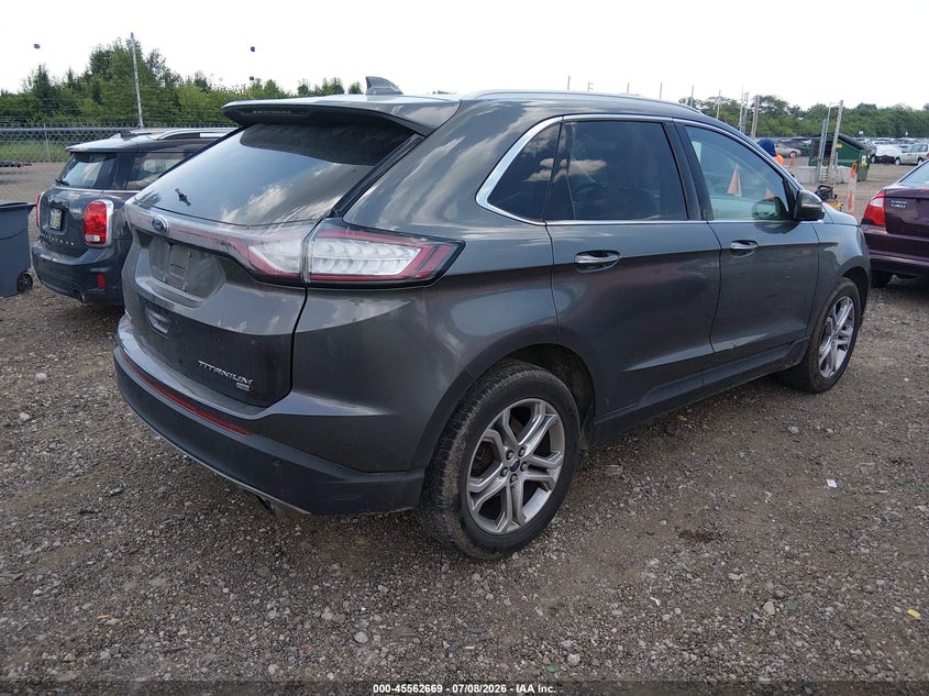 Vin: 2fmpk4k83gbb44794, lot: 46060998, ford edge titanium 20164