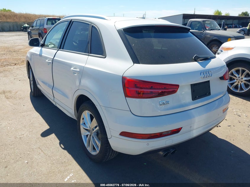 Vin: wa1bccfs5hr015086, lot: 46061105, audi q3 2.0t premium 20173