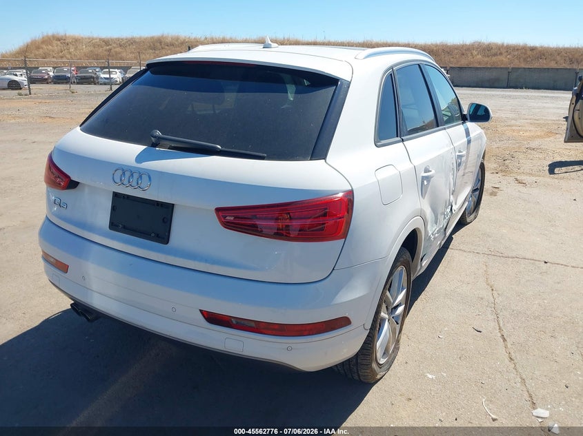 Vin: wa1bccfs5hr015086, lot: 46061105, audi q3 2.0t premium 20174