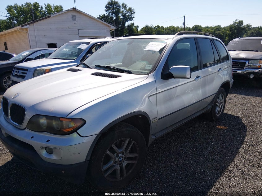 2006 BMW X5, Normal Wear & Tear, IAAI, VIN 5UXFA135X6LY38188 — photo 2