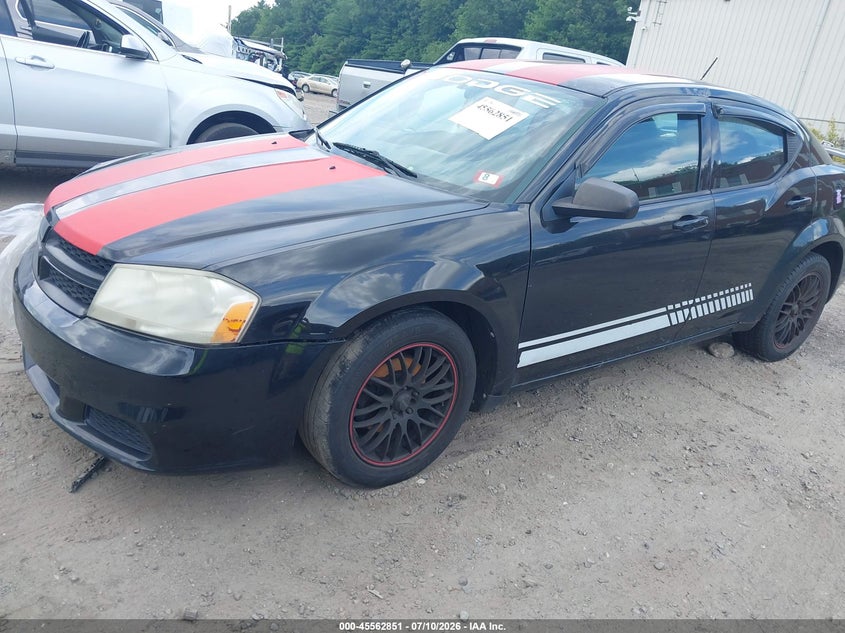 Vin: 1c3cdzab4cn115055, lot: 46061180, dodge avenger se 20122