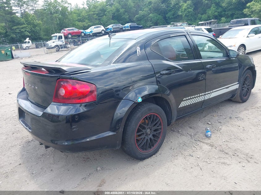 Vin: 1c3cdzab4cn115055, lot: 46061180, dodge avenger se 20124