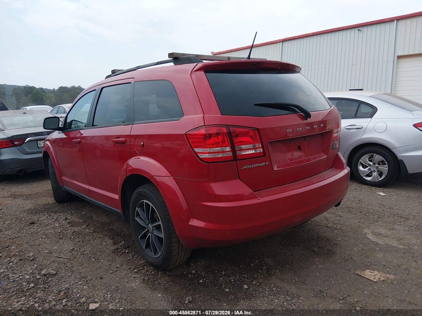 Vin: 3c4pdcab9jt303495, lot: 46061200, dodge journey se 20183