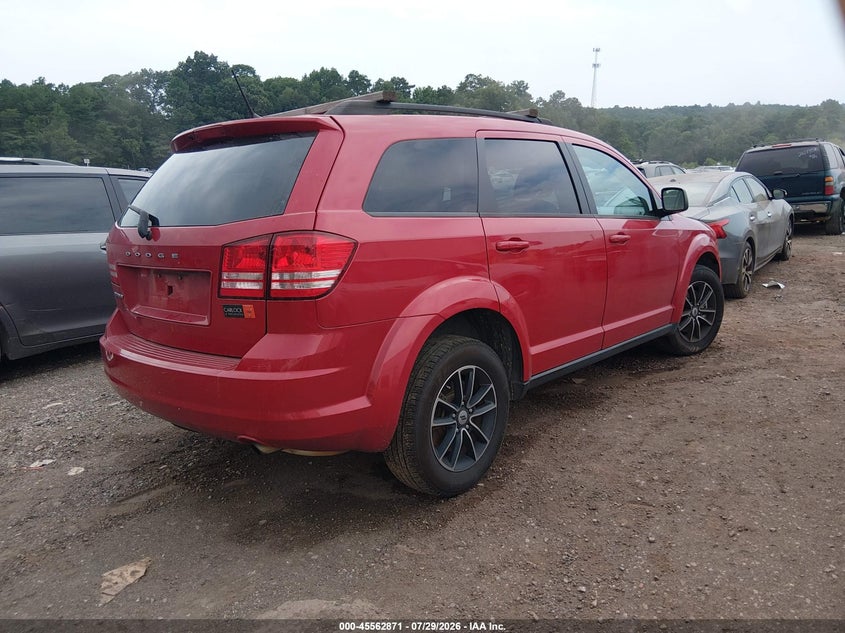 Vin: 3c4pdcab9jt303495, lot: 46061200, dodge journey se 20184