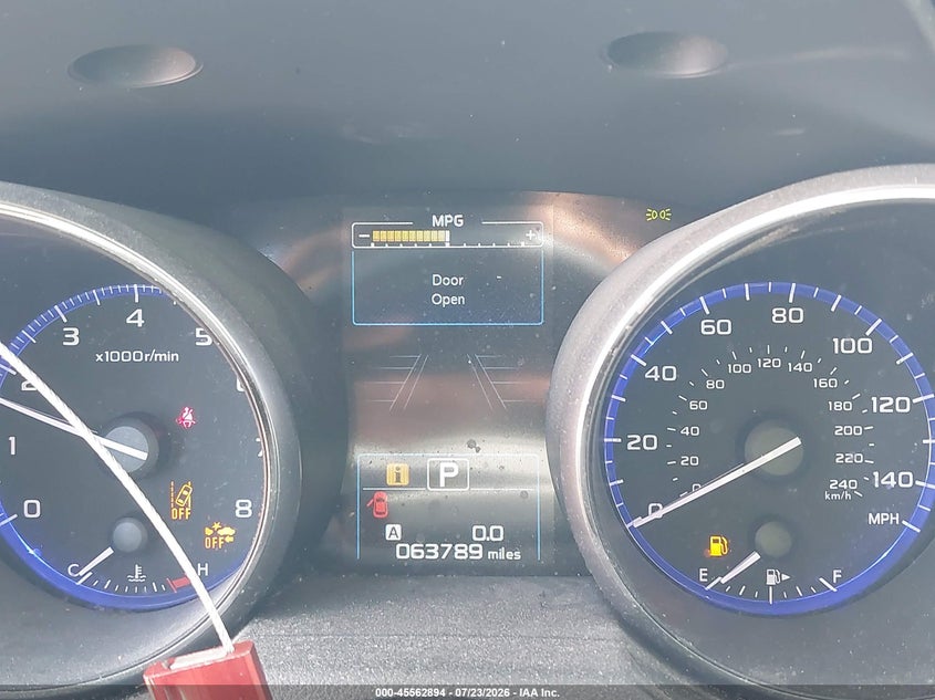 2019 SUBARU OUTBACK auction photo 7