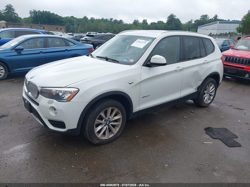 Vin: 5uxwx9c57g0d67734, lot: 46061308, bmw x3 xdrive28i 20162
