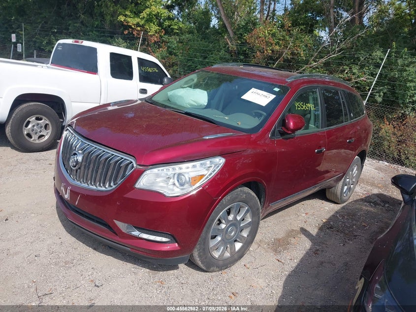 Vin: 5gakrbkd4gj289772, lot: 46061311, buick enclave leather 20162