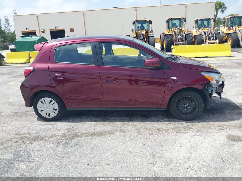 2024 Mitsubishi Mirage Es/Le VIN: ML32AUHJ7RH010505 Lot: 45562985
