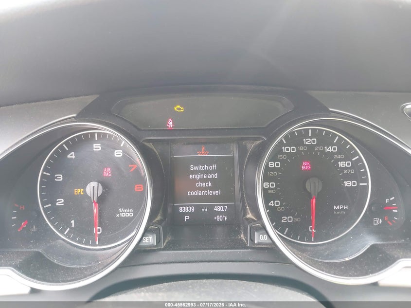 2011 Audi A5 2.0T Premium VIN: WAULFAFH9BN014416 Lot: 45562993