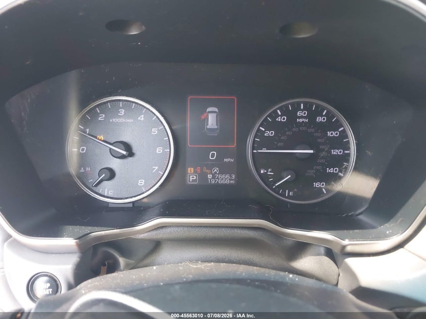 2020 SUBARU OUTBACK auction photo 7