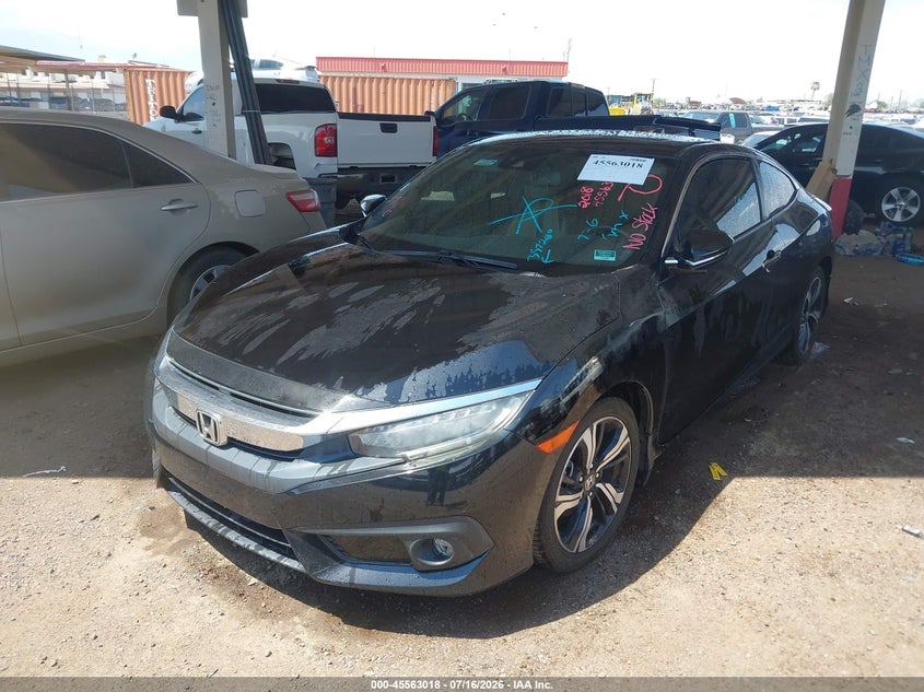 2018 HONDA CIVIC VIN 2HGFC3B9XJH357280 nuotrauka 2
