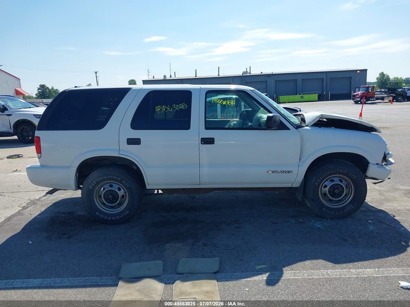 2005 Chevrolet Blazer Ls VIN: 1GNDT13X75K115155 Lot: 45563025