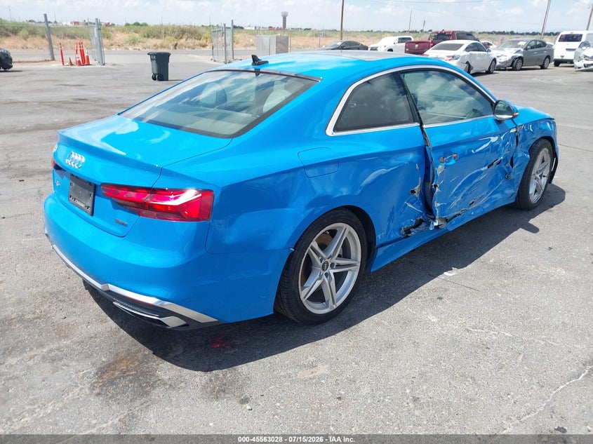 Vin: wausaaf58na023300, lot: 46061357, audi a5 premium 45 tfsi s line quattro s tronic 20224