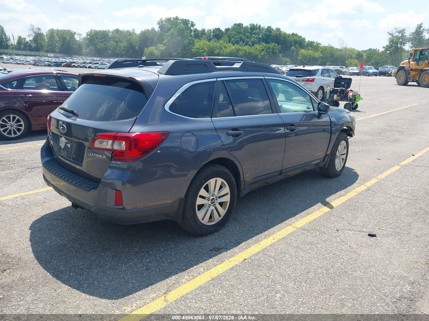 Vin: 4s4bsbdc2f3356360, lot: 46061392, subaru outback 2.5i premium 20154