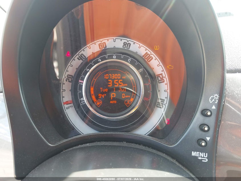 2013 Fiat 500 Pop VIN: 3C3CFFAR2DT688737 Lot: 45563098