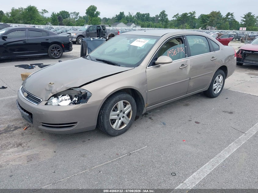 2007 Chevrolet Impala, Front End, IAAI, VIN 2G1WB58KX79389116 — photo 2