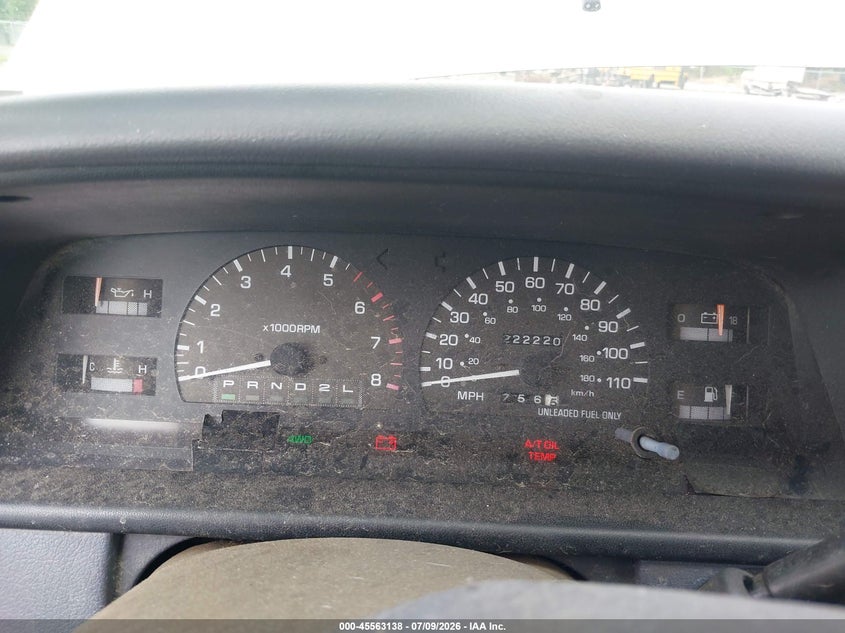 1997 Toyota T100 Sr5 V6 VIN: JT4UN24D4V0044621 Lot: 45563138