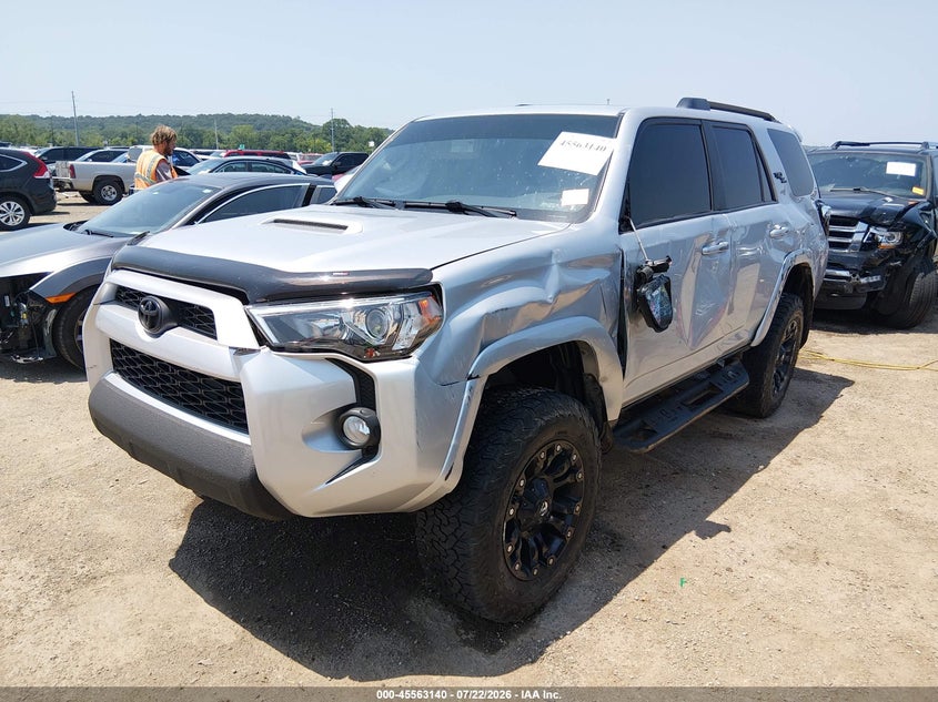 Vin: jtebu5jr0k5732038, lot: 46061469, toyota 4runner trd off road premium 20192