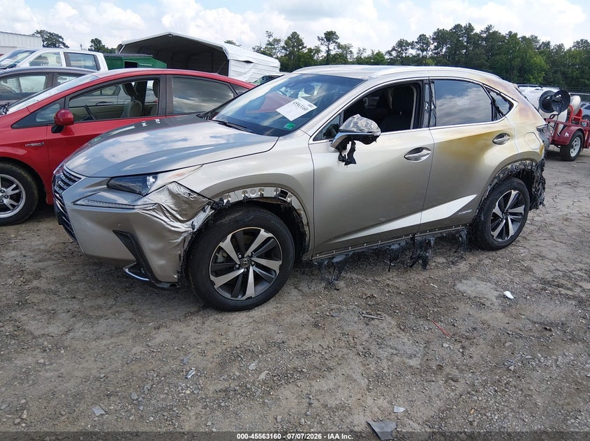 Vin: jtjbjrbz2k2110638, lot: 46061489, lexus nx 300h 20192