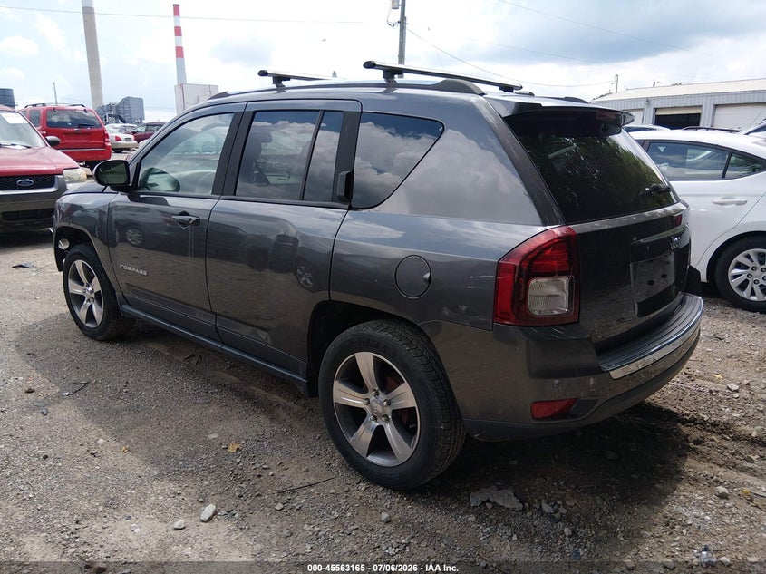 Vin: 1c4njcea2gd720120, lot: 46061494, jeep compass high altitude edition 20163