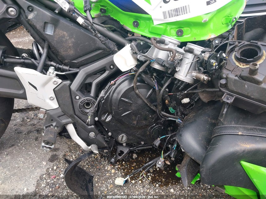 2026 Kawasaki Ex650 P VIN: ML5EXEP11TDAG9377 Lot: 45563183