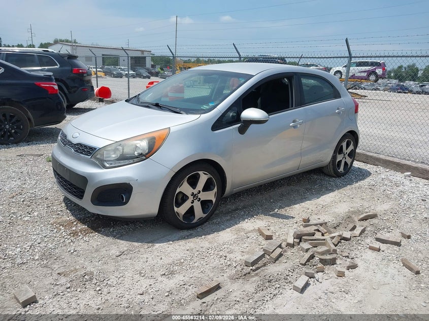 KIA RIO 2013 VIN KNADN5A39D6233531